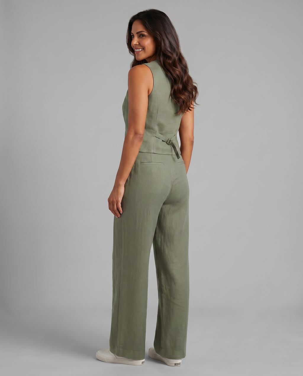 Valentina Moreau | Tailored Linen Co-Ord Set For Women
