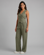 Valentina Moreau | Tailored Linen Co-Ord Set For Women