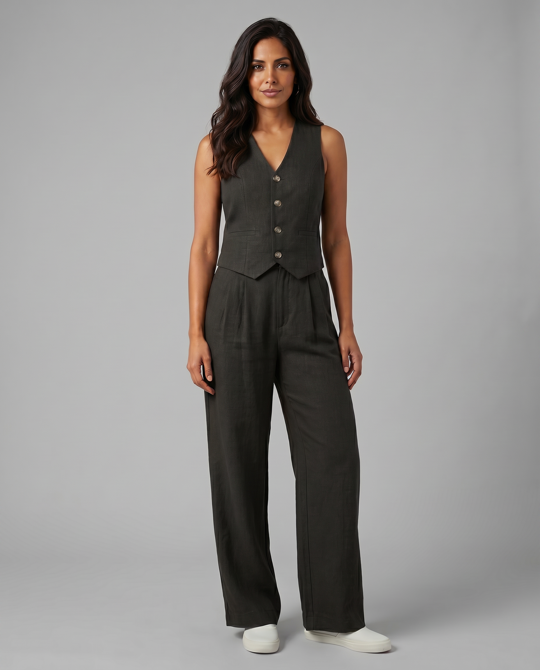 Valentina Moreau | Tailored Linen Co-Ord Set For Women