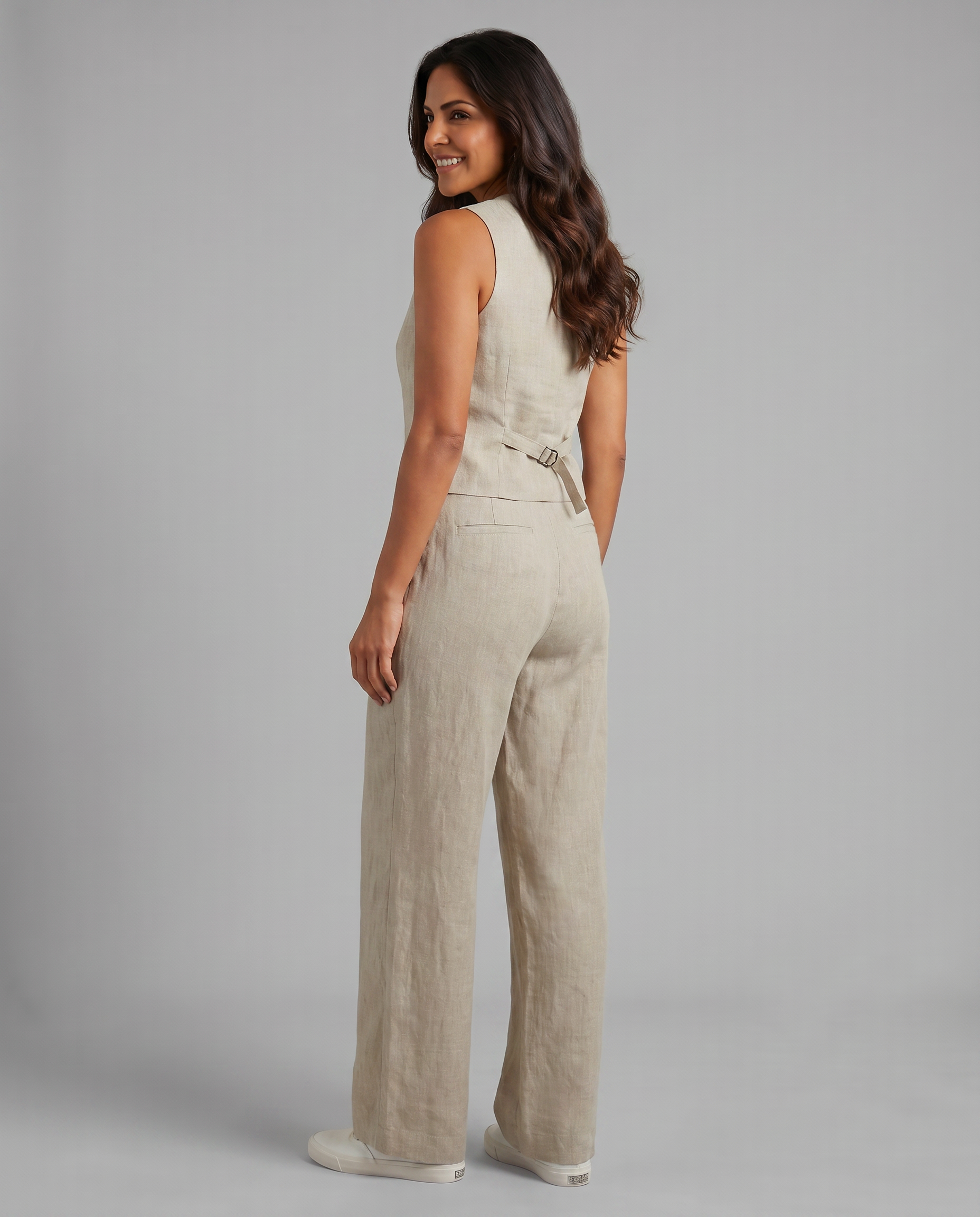 Valentina Moreau | Tailored Linen Co-Ord Set For Women