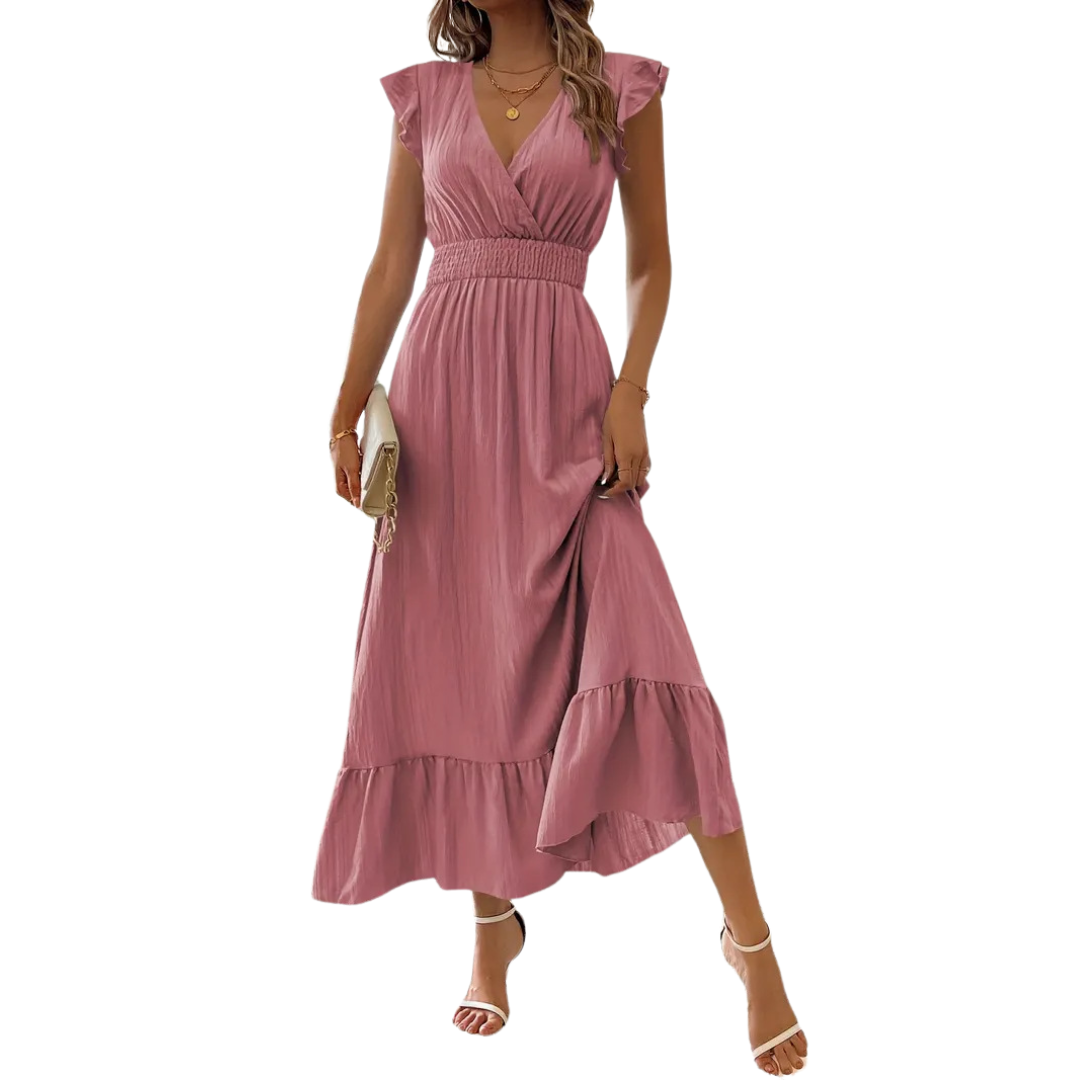 LORELEI | Breezy Short Sleeve Maxi Dress