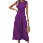 ROBBYN | Trendy Waist-Tie Sleeveless Dress