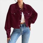 DEVIN™ – Relaxed Corduroy Button-Front Jacket