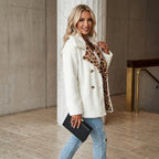 Lori™ Cozy Leopard Teddy Coat