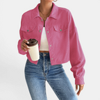 DEVIN™ – Relaxed Corduroy Button-Front Jacket