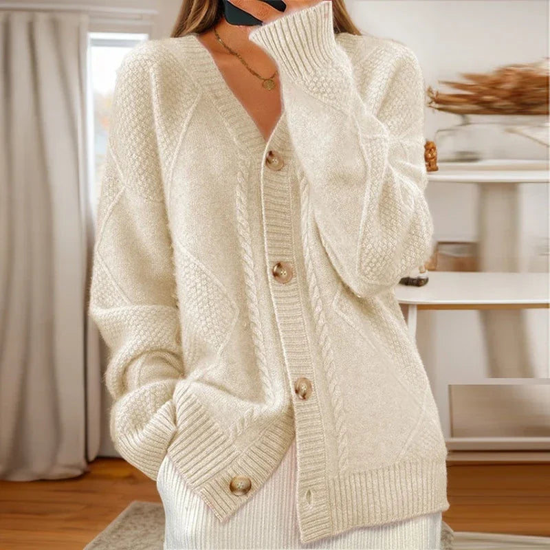 ELISE | Cable Cardigan