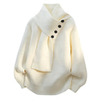 JULIETTE | Cozy Scarf-Neck Sweater