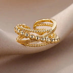 Adjustable Vintage Twist Ring