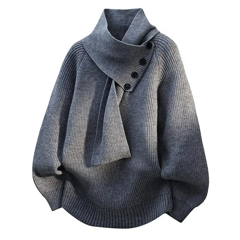 JULIETTE | Cozy Scarf-Neck Sweater