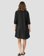 Laura | Casual Linen Shirt Dress