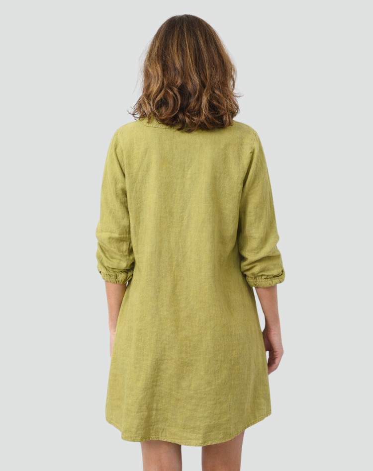 Laura | Casual Linen Shirt Dress