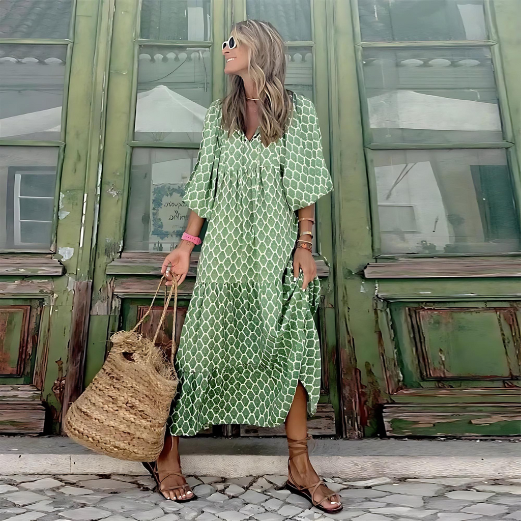 SABINE | Boho Chic Maxi Dress