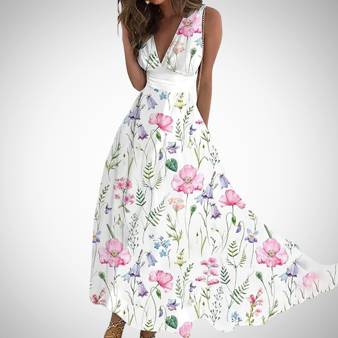 MIRIANNE | Timeless Floral Maxi Dress