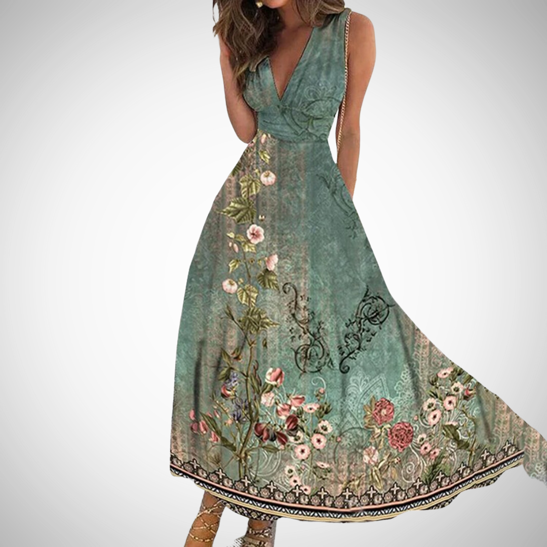 MIRIANNE | Timeless Floral Maxi Dress