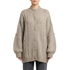 OLIVIA | Braided Cable Knit Cardigan