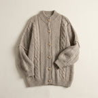 OLIVIA | Braided Cable Knit Cardigan