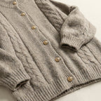 OLIVIA | Braided Cable Knit Cardigan