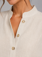 Esme | Linen Blend Wide-Leg Two-Piece Set