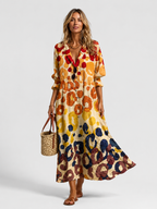 Xenia | Relaxed Printed Shirt Dress