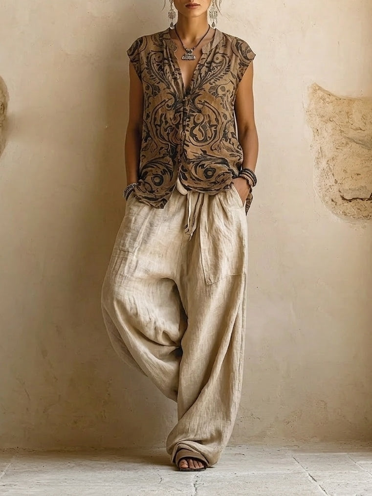 Natural 3-Piece Set™ - Premium Cotton and Linen Blend