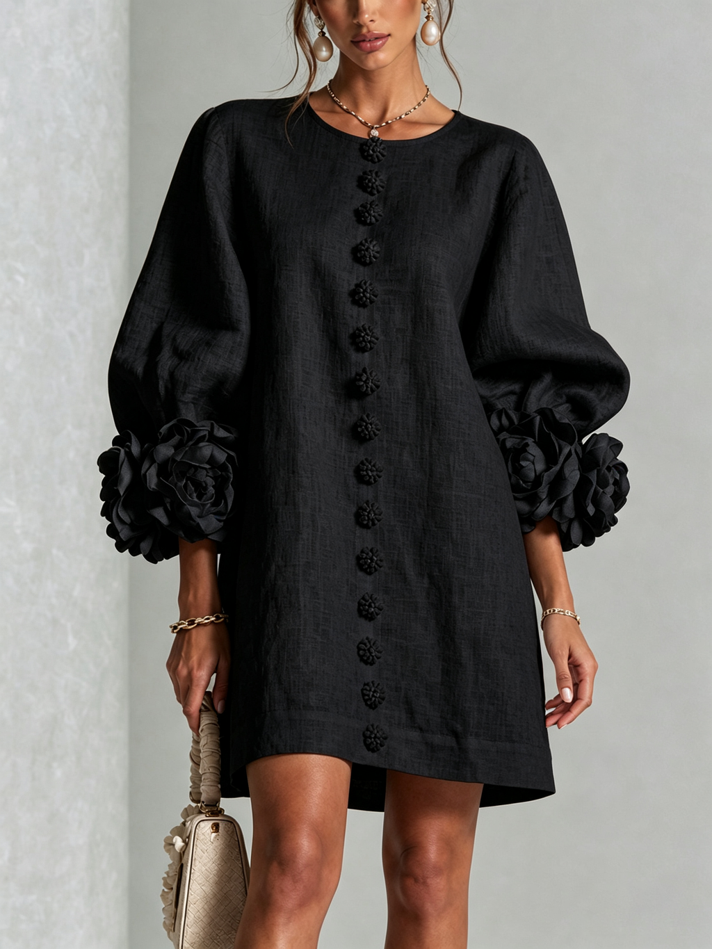 Rosalie | Button-Down Mini Dress