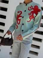 VIVIAN | Fun Octopus Pattern Cardigan