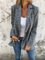 LUCINDA | Classic Plaid Blazer