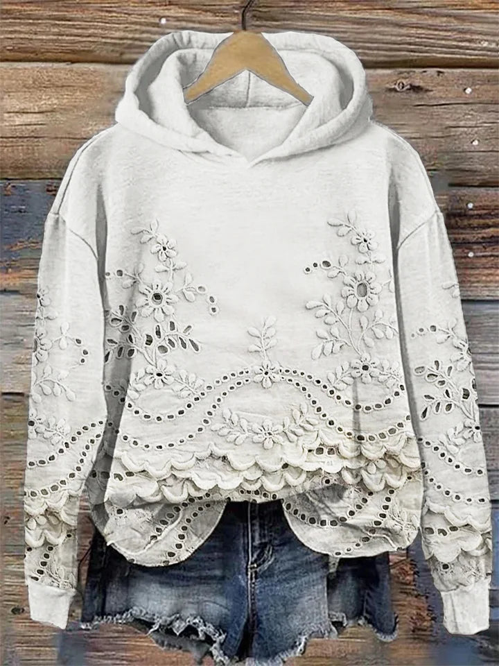 Saska™ | Chic Floral Hoodie