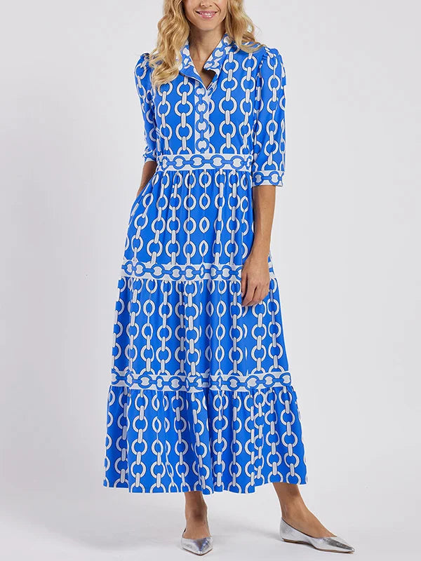 ALYANA | Chain Link Midi Dress