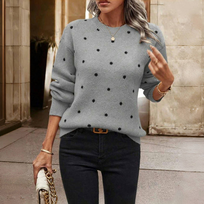 GABRIELLE | Cozy Dot Sweater