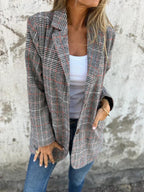 LUCINDA | Classic Plaid Blazer