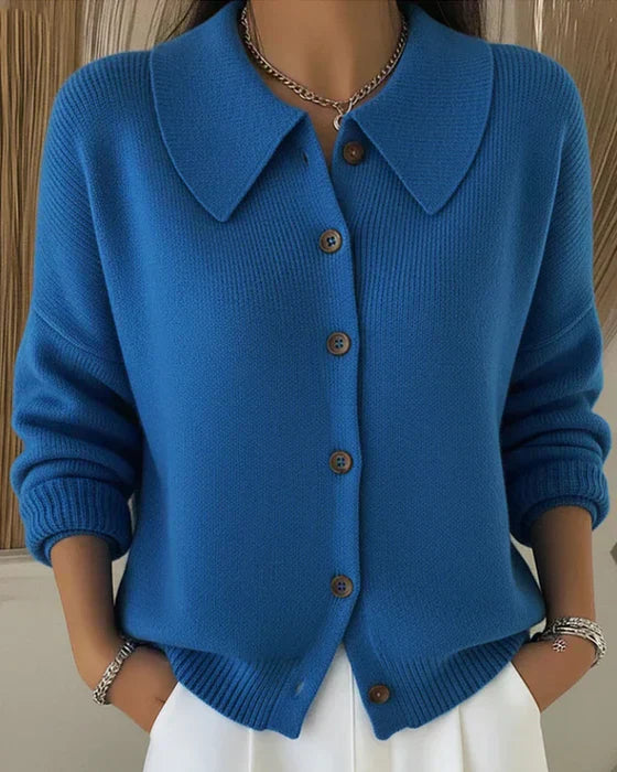 DIANA | Button Collar Cardigan
