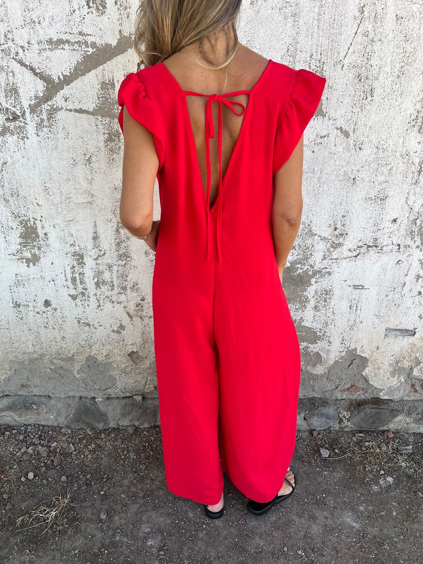 CASSANDRA | Trendy V-Neck Jumpsuit