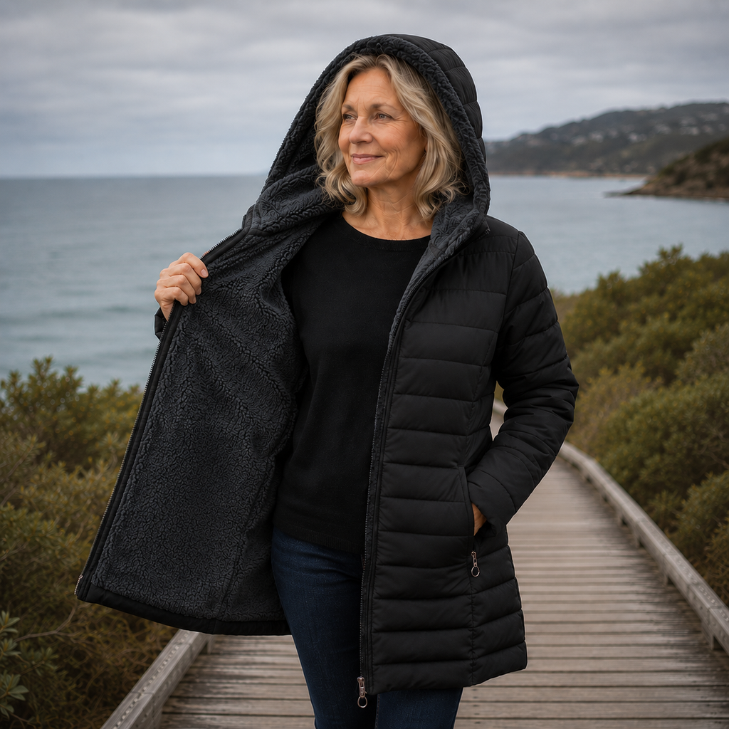 JAMI | Quilted A-Line Winter Coat