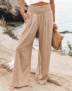 MONICA | Flowing Beach Pants with Wide Legs