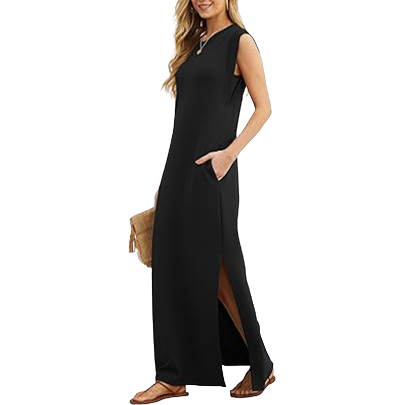 TASHA | Casual Sleeveless Maxi Dress