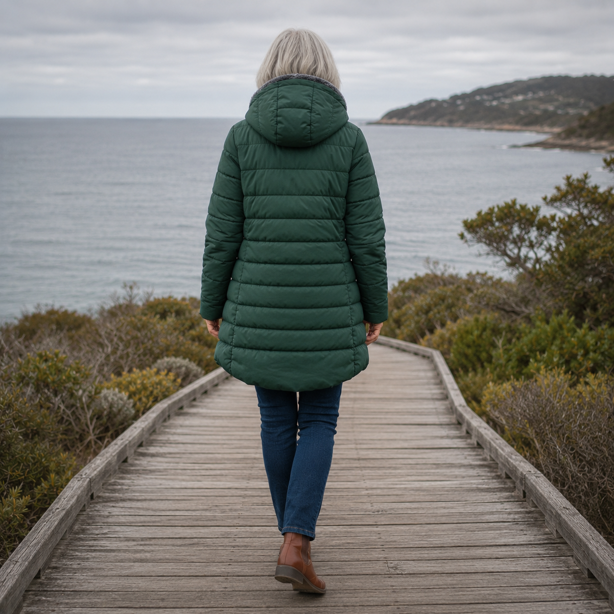 JAMI | Quilted A-Line Winter Coat