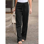 Clementina | Women's Drawstring Wide Leg Pants