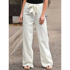 Clementina | Women's Drawstring Wide Leg Pants