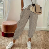 Clementina | Women's Striped Wide Leg Pants
