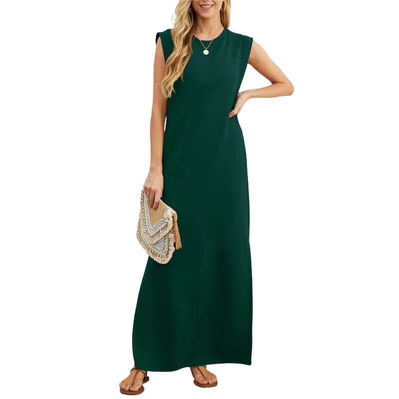 TASHA | Casual Sleeveless Maxi Dress