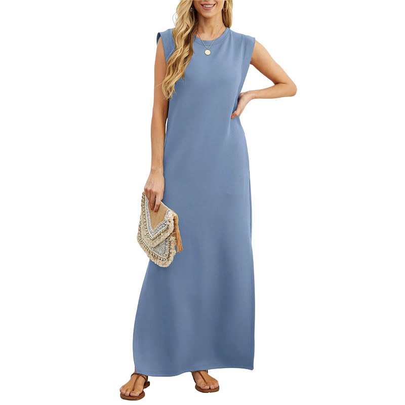 TASHA | Casual Sleeveless Maxi Dress