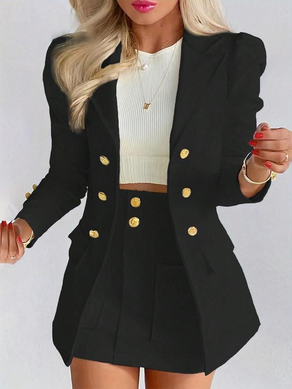 STELLA | Elegant Two-Piece Blazer & Skirt Set