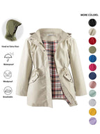 DENA™ - Lightweight Hooded Trench Coat for Casual Outings