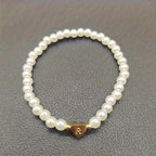 A-Z Pearl Beaded Bracelet