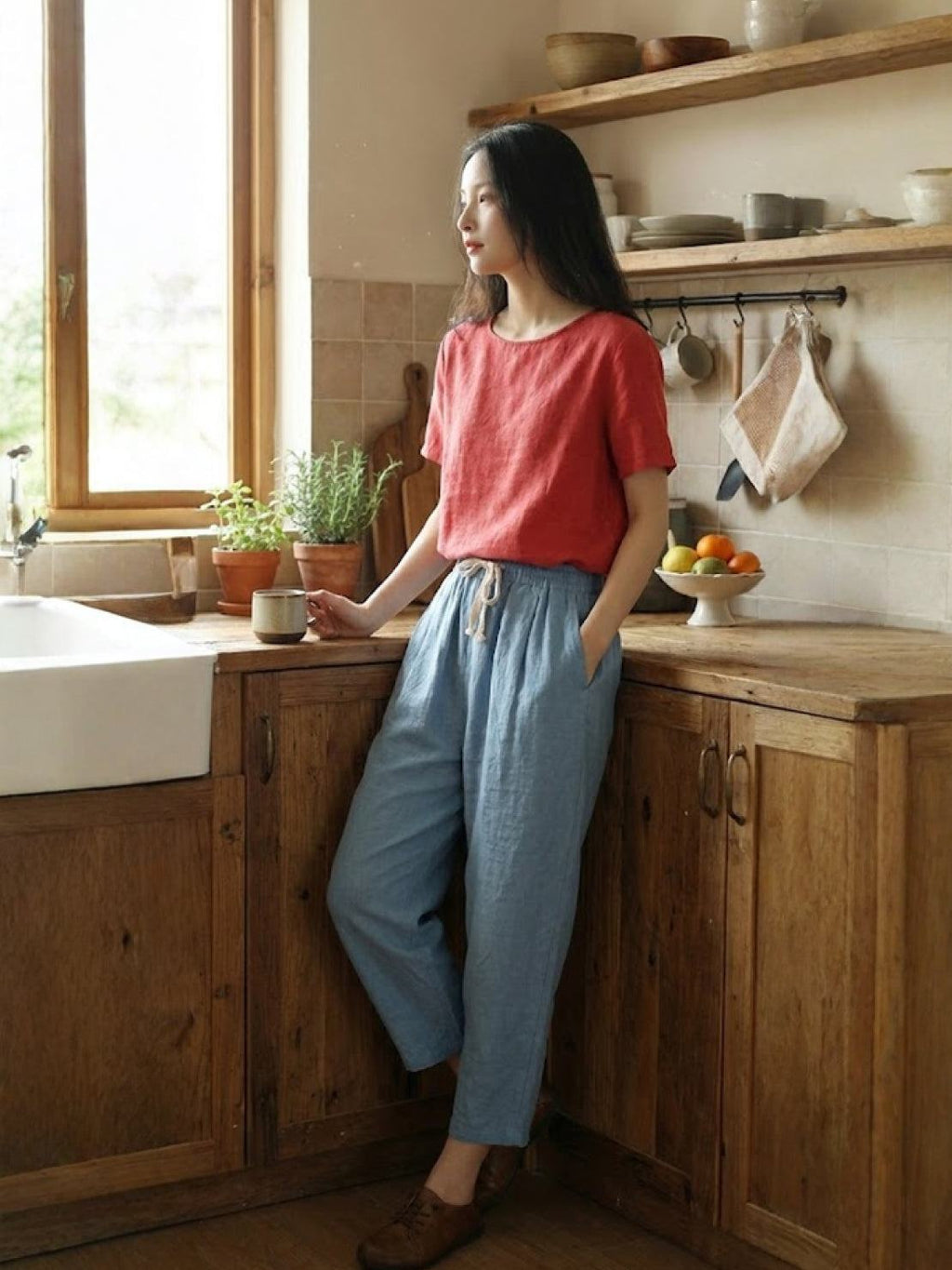 Felicity | Women's Drawstring Casual Pants