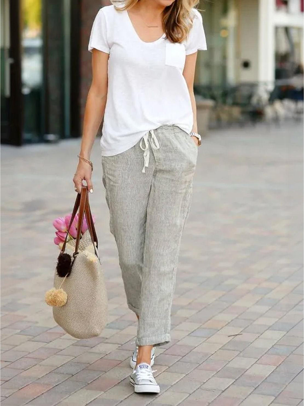 Felicity | Women's Drawstring Casual Pants