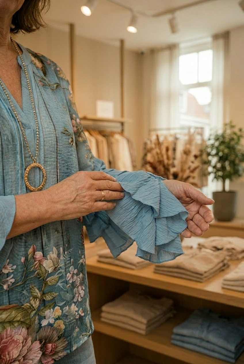 Lynette | Floral-print blouse