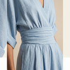 Kyra | V-Neck High-Waist Jumpsuit