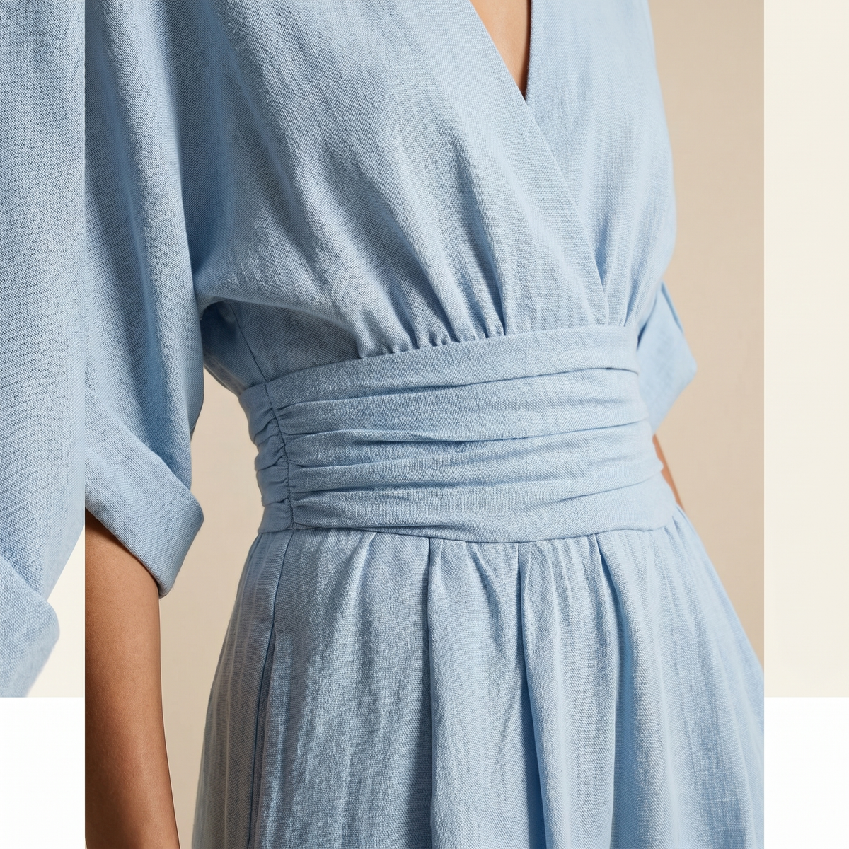 Kyra | V-Neck High-Waist Jumpsuit